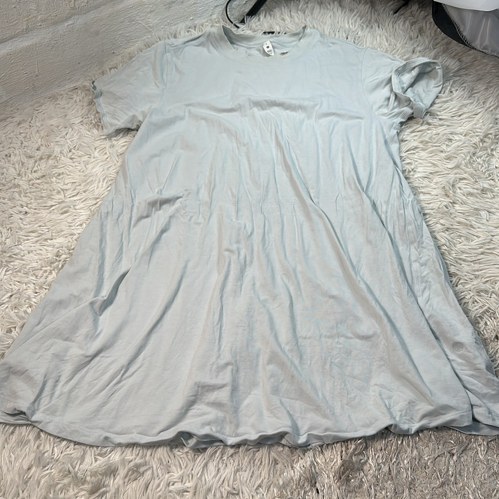 Lululemon All Yours Tee Dress Ocean Air